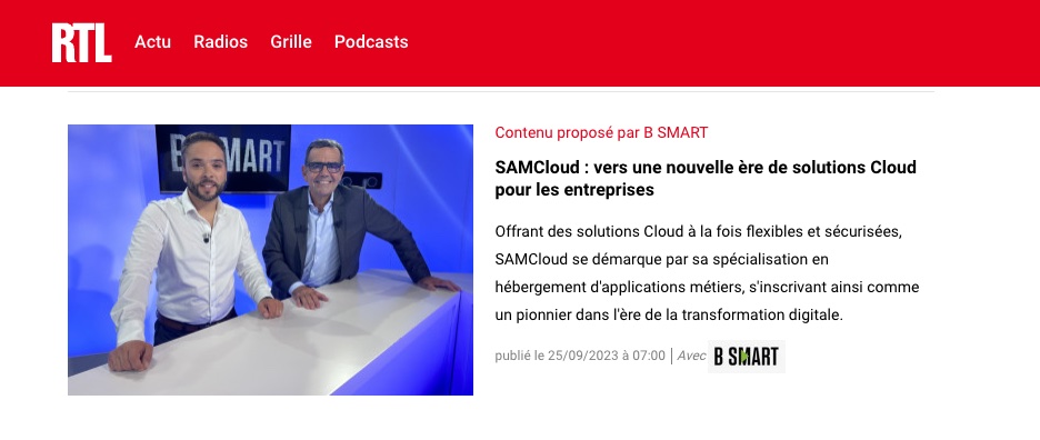 SAMCloud : vers une nouvelle ère de solutions Cloud pour les entreprises